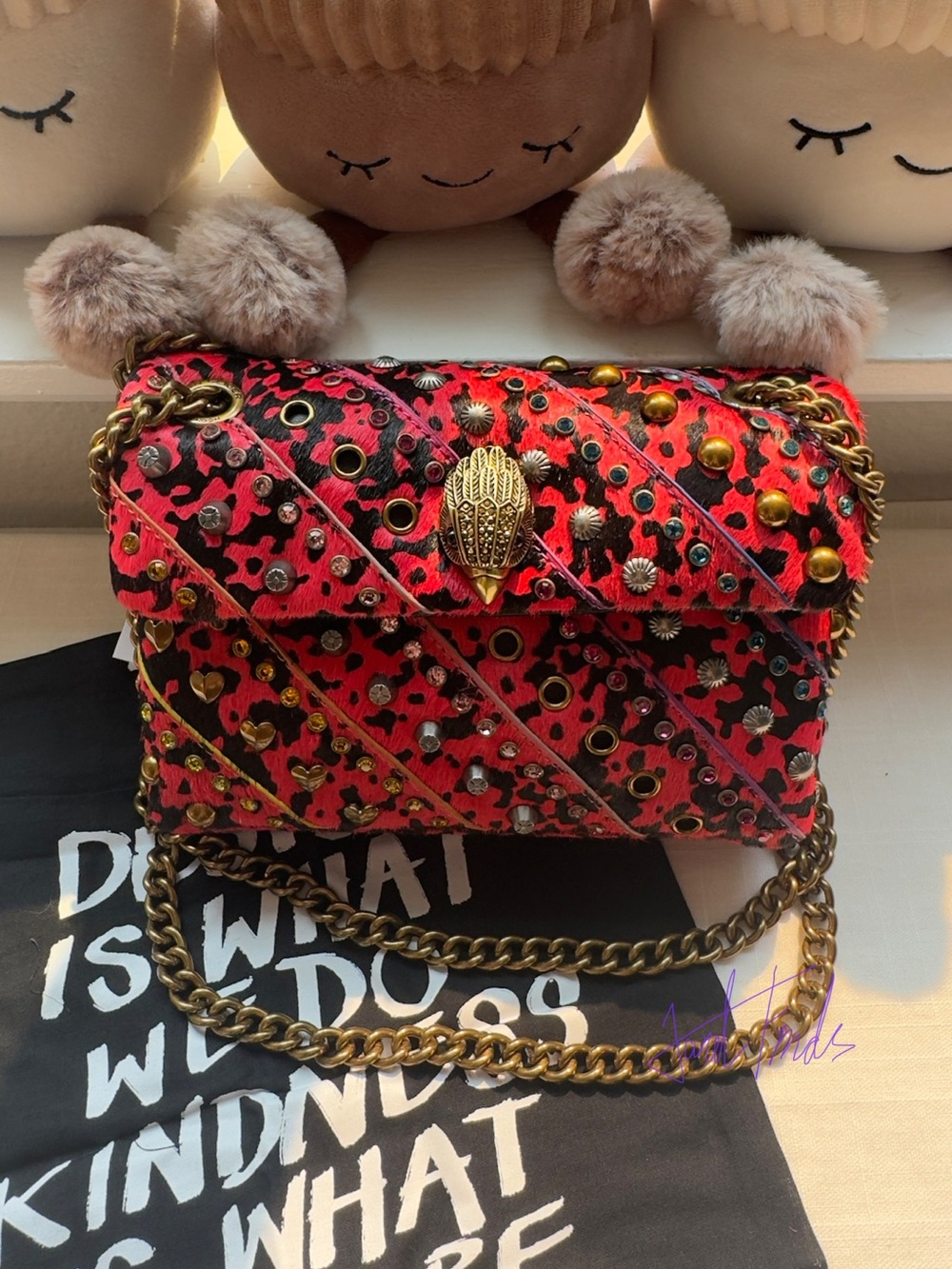 NWT🐞 Kurt Geiger London Mini Leather Kensington Bag